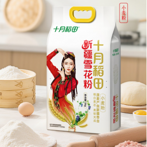 十月稻田新疆奇台面粉10斤 新疆面粉 白面 中筋小麦粉